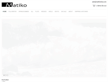 Tablet Screenshot of matikoshoes.com